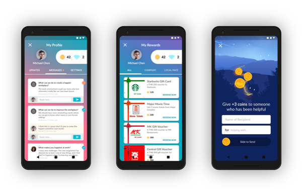 Happily.ai Rewarding and Recognition System