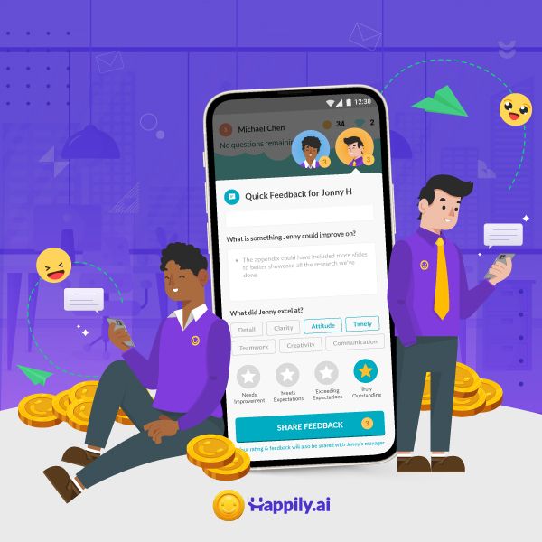 Happily.ai Peer Feedback System